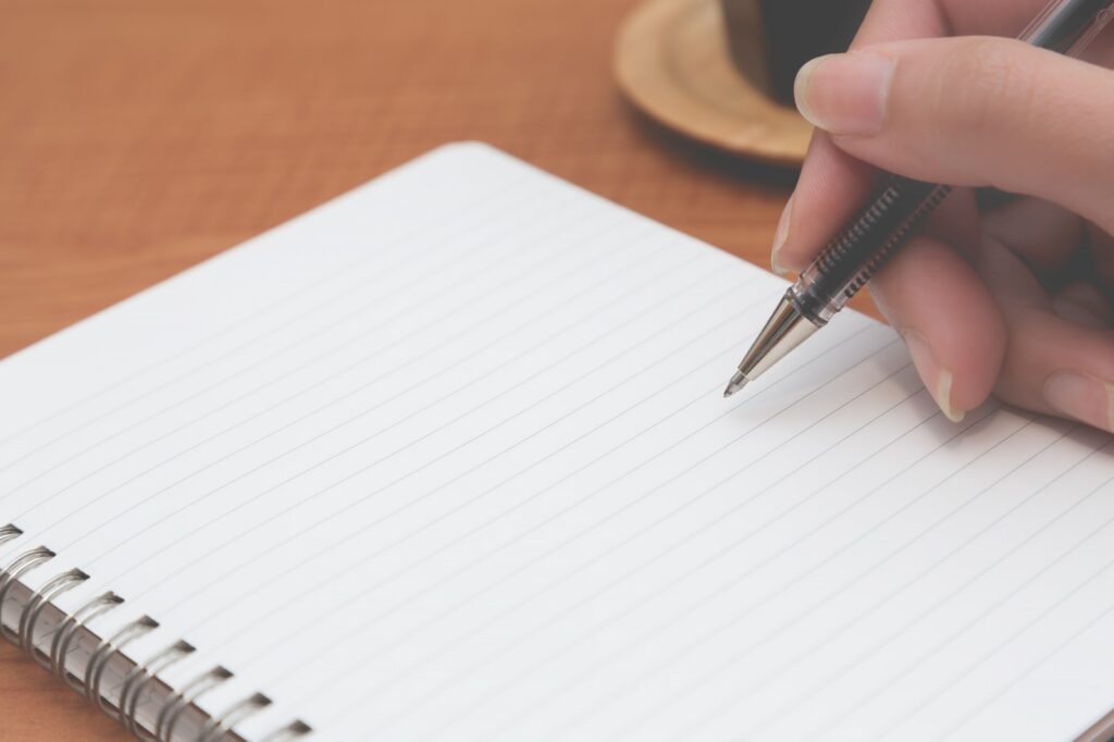 Writing notebook